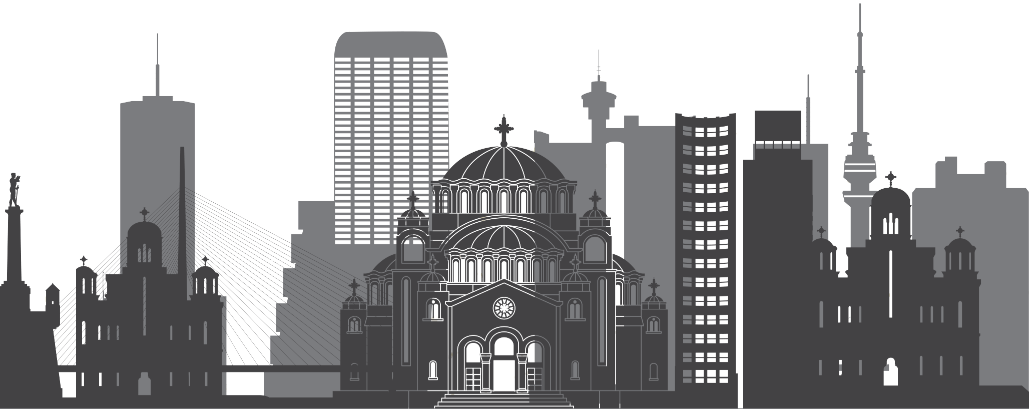 Belgrade skyline